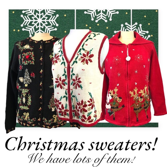 Shop our great selection of vintage and novelty Christmas sweaters. - Picture 1 of 1